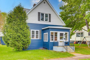 Ontonagon Home with Fire Pit - Steps to Beach!